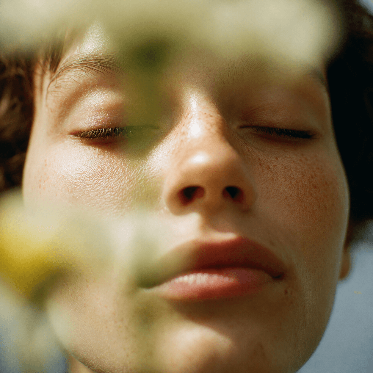 Woman outdoors in a natural setting, representing connected mental and physical health.